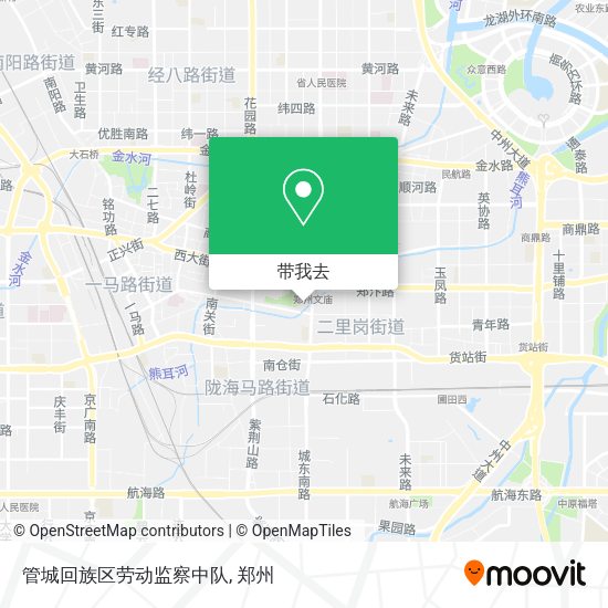 管城回族区劳动监察中队地图