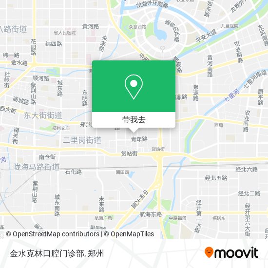金水克林口腔门诊部地图