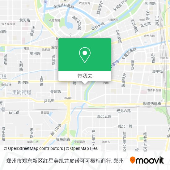 郑州市郑东新区红星美凯龙皮诺可可橱柜商行地图