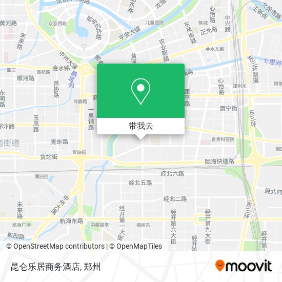 昆仑乐居商务酒店地图