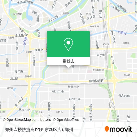 郑州宏楼快捷宾馆(郑东新区店)地图