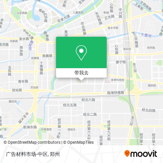 广告材料市场-中区地图