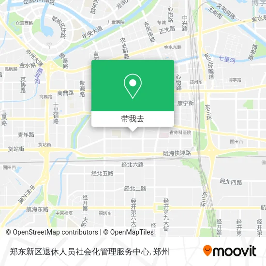 郑东新区退休人员社会化管理服务中心地图