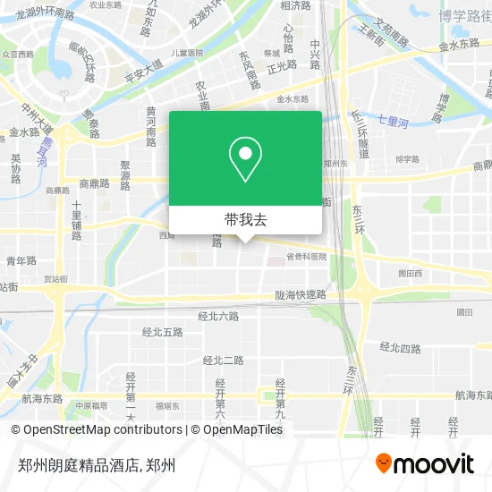 郑州朗庭精品酒店地图