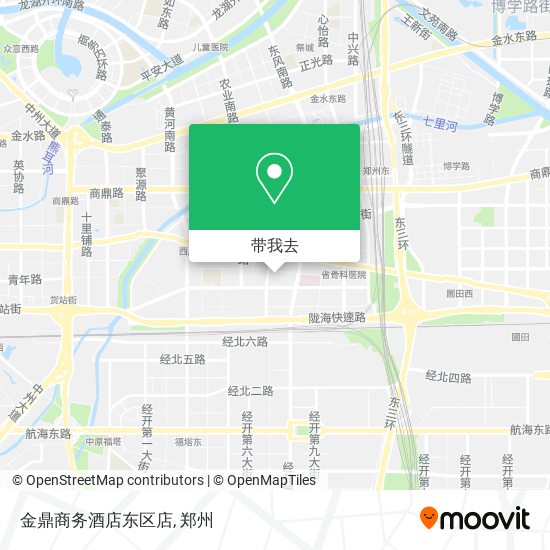 金鼎商务酒店东区店地图