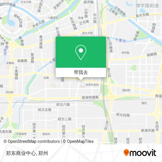 郑东商业中心地图