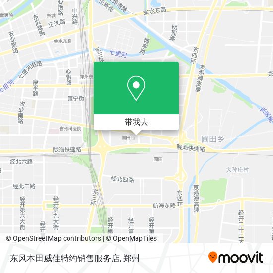 东风本田威佳特约销售服务店地图