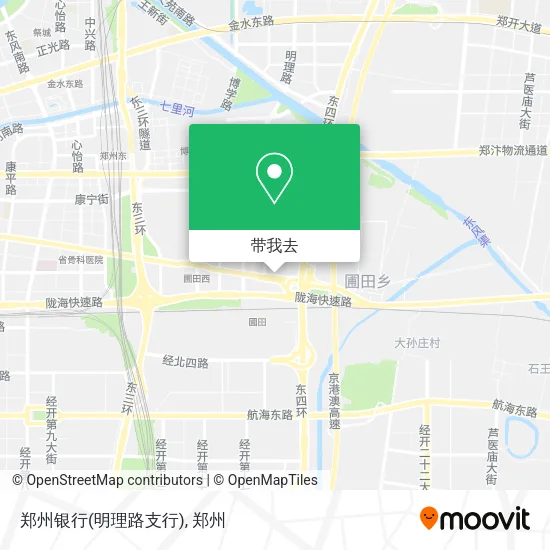 郑州银行(明理路支行)地图