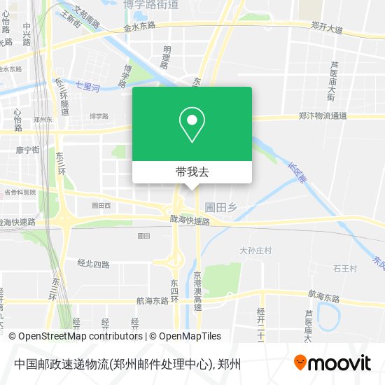 中国邮政速递物流(郑州邮件处理中心)地图