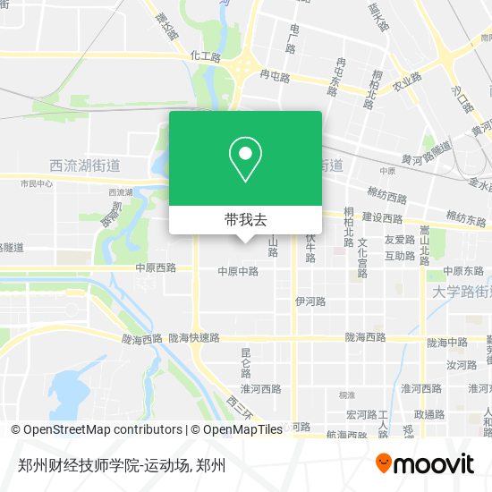 郑州财经技师学院-运动场地图