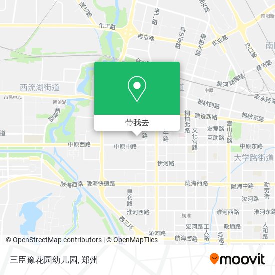 三臣豫花园幼儿园地图