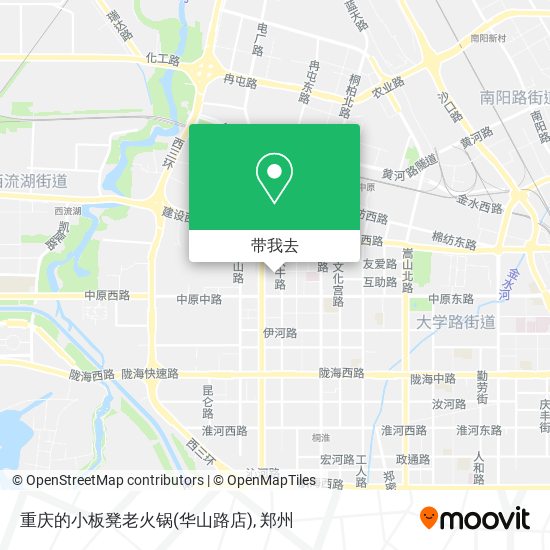 重庆的小板凳老火锅(华山路店)地图