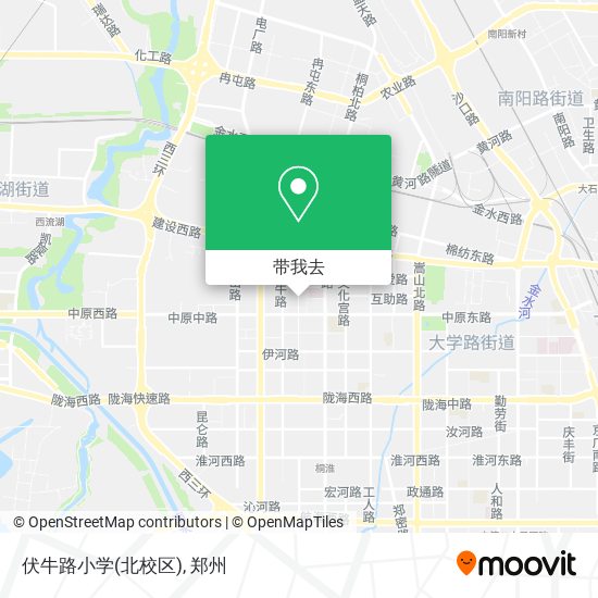 伏牛路小学(北校区)地图