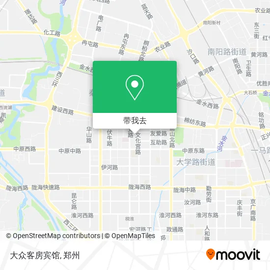 大众客房宾馆地图