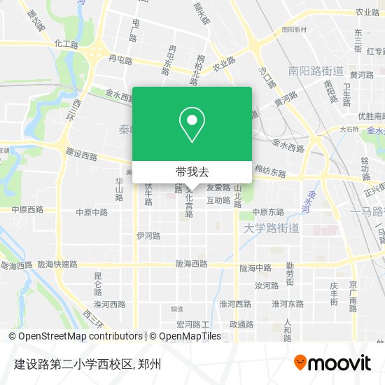 建设路第二小学西校区地图