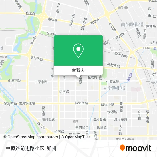 中原路前进路小区地图