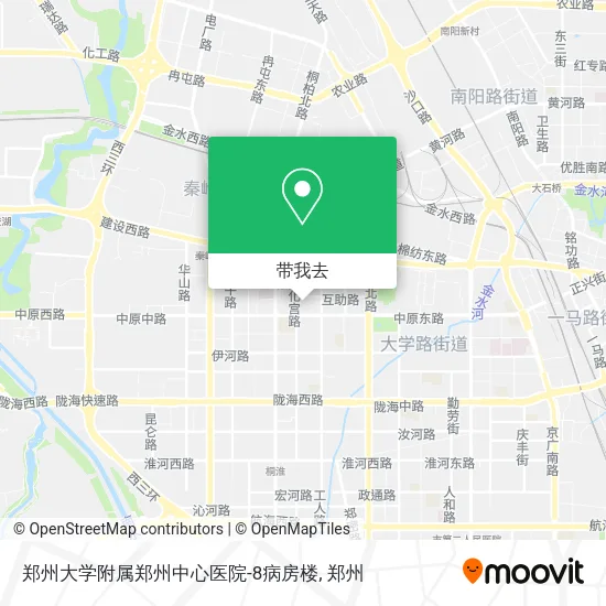 郑州大学附属郑州中心医院-8病房楼地图