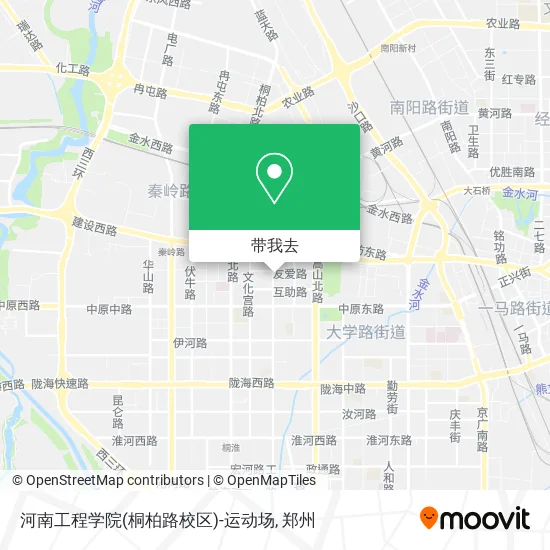 河南工程学院(桐柏路校区)-运动场地图