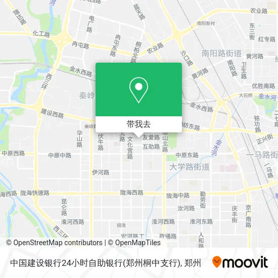中国建设银行24小时自助银行(郑州桐中支行)地图