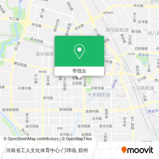 河南省工人文化体育中心-门球场地图