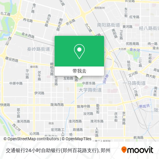 交通银行24小时自助银行(郑州百花路支行)地图