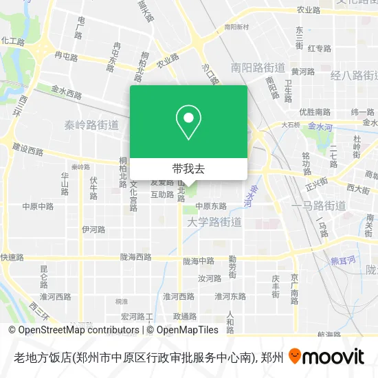 老地方饭店(郑州市中原区行政审批服务中心南)地图