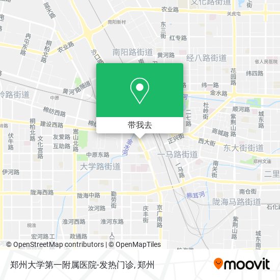 郑州大学第一附属医院-发热门诊地图