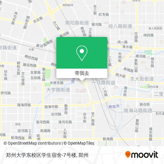 郑州大学东校区学生宿舍-7号楼地图