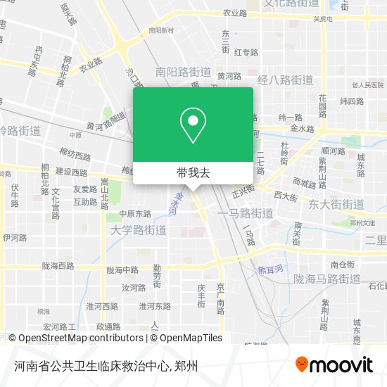 河南省公共卫生临床救治中心地图