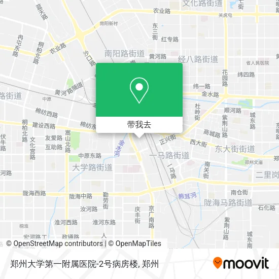 郑州大学第一附属医院-2号病房楼地图
