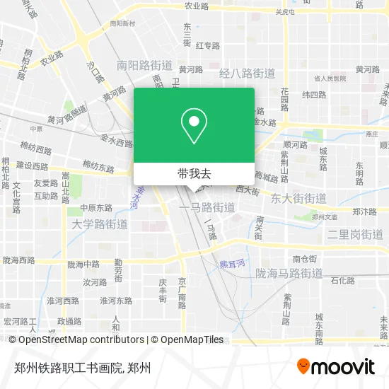 郑州铁路职工书画院地图