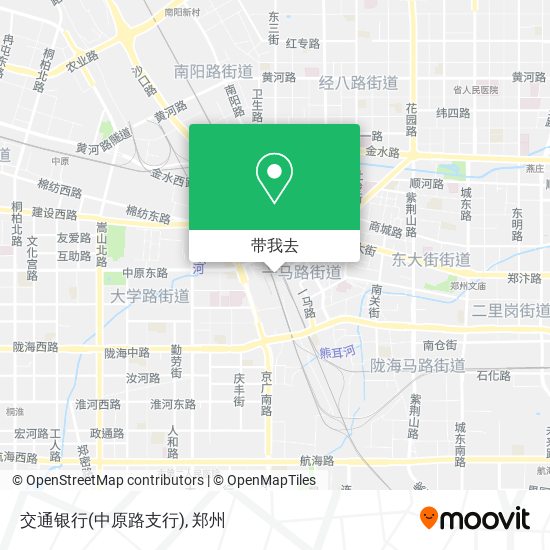交通银行(中原路支行)地图