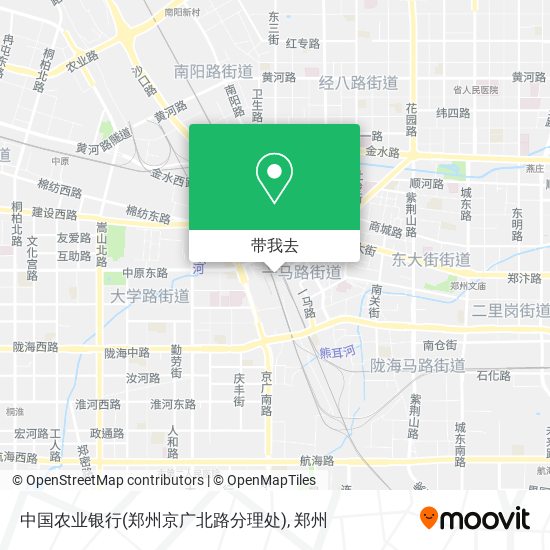 中国农业银行(郑州京广北路分理处)地图
