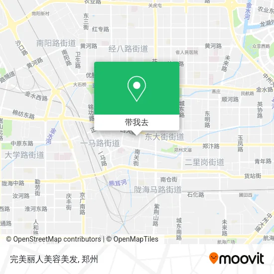 完美丽人美容美发地图