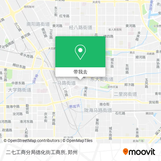 二七工商分局德化街工商所地图