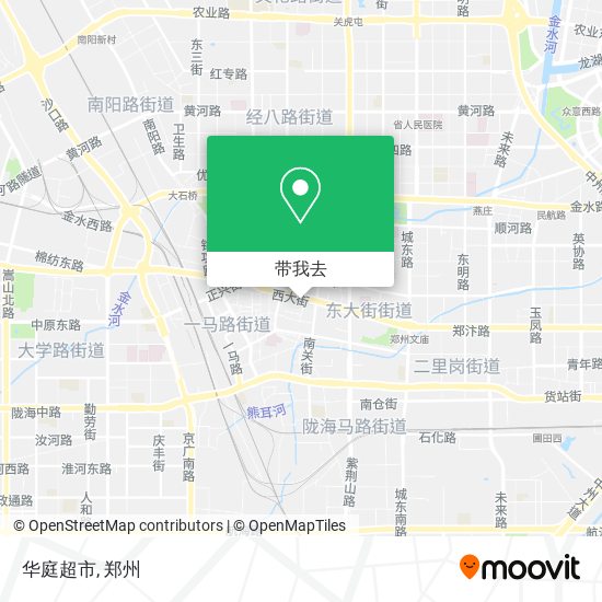 华庭超市地图