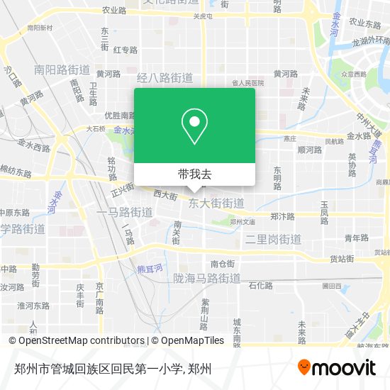 郑州市管城回族区回民第一小学地图