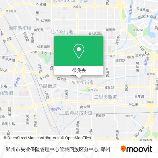 郑州市失业保险管理中心管城回族区分中心地图