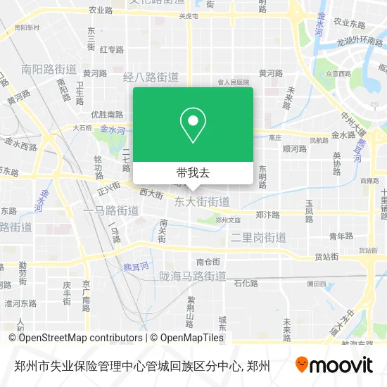 郑州市失业保险管理中心管城回族区分中心地图