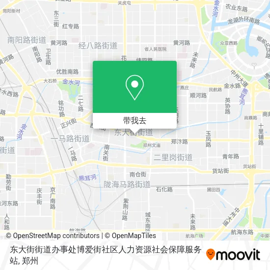 东大街街道办事处博爱街社区人力资源社会保障服务站地图