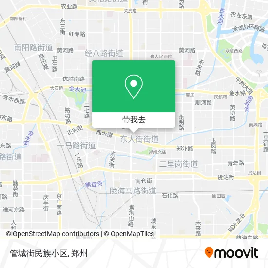 管城街民族小区地图