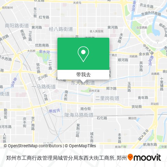 郑州市工商行政管理局城管分局东西大街工商所地图