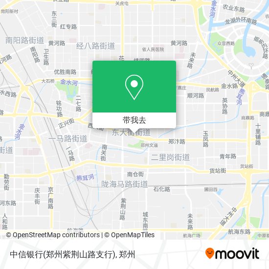 中信银行(郑州紫荆山路支行)地图