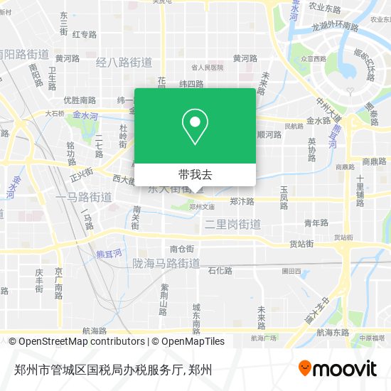 郑州市管城区国税局办税服务厅地图