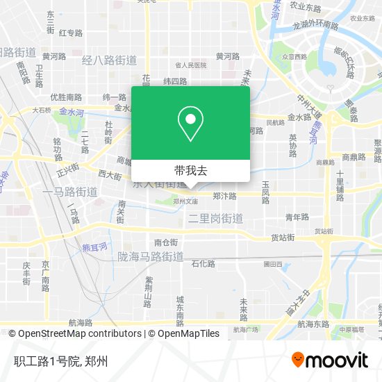 职工路1号院地图