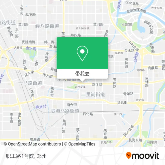 职工路1号院地图