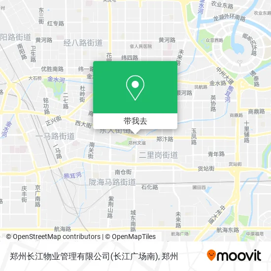 郑州长江物业管理有限公司(长江广场南)地图