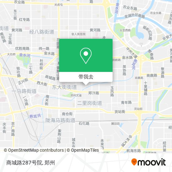 商城路287号院地图