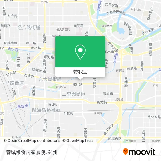 管城粮食局家属院地图