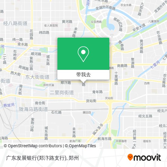 广东发展银行(郑汴路支行)地图